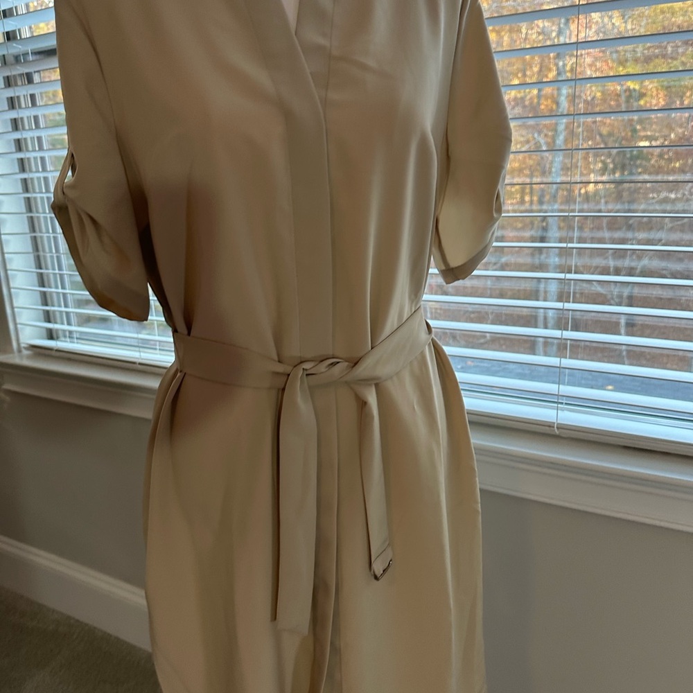 Limited dress. Tan.
